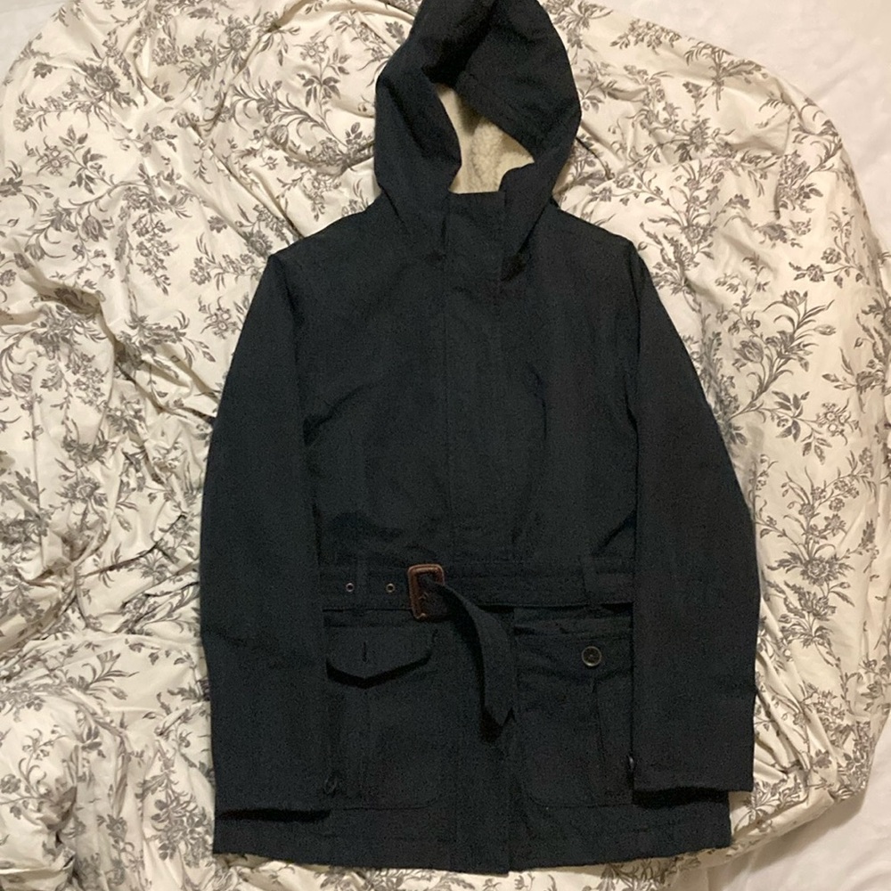 Navy Blue Timberland Waterproof Winter Coat